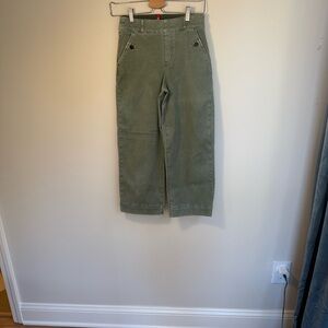 SPANX Stretch Twill Wide Leg Cropped Pants